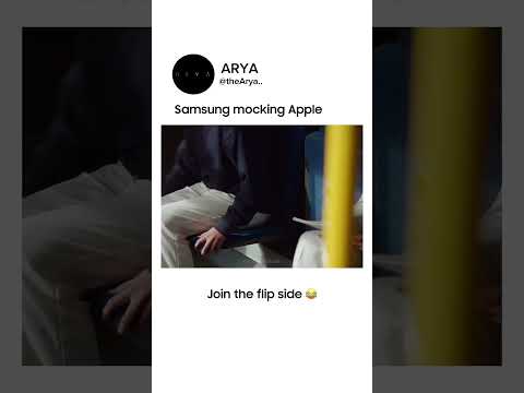 Samsung mocking Apple in a disturbing way☠️ #samsung #iphone #smartphone #shorts ￼