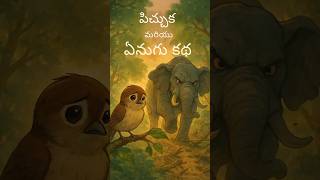 పిచ్చుక మరియు ఏనుగు కథ #trending #panchatantrastories #folktales #lifelessons #moralstories
