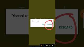 WhatsApp New Update Discard Text Status | New Feature Discard Text On Status #shorts