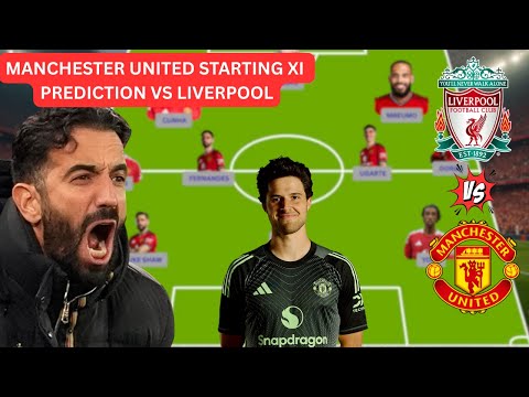 MANCHESTER UNITED PREDICTED XI VS LIVERPOOL  EPL 202526 MATCHWEEK 8 LINEUP PREVIEW