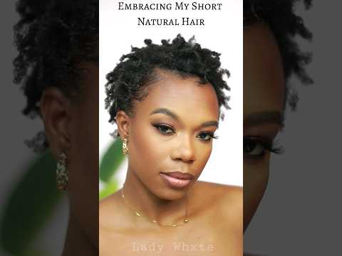 Embracing my short natural hair🤎🖤   #4chair #shortnaturalhair #shortnaturalhairstyles