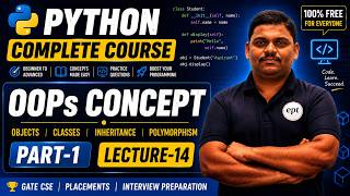 OOPs in Python Explained from Scratch | Lecture 14 Part 1 | Complete Python Course