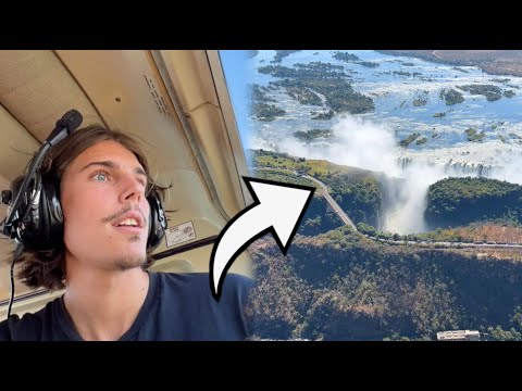 We FLEW over the WATERFALL!!