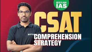 CSAT Comprehension Strategy |  Xylem IAS