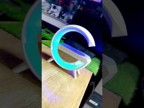 BT Speaker and wireless charger with LED lights