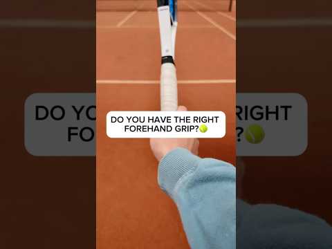 Do you have the right forehand grip? #tennis #tennistips #forehandgrip #forehand #tennispractice