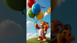 Learn to Count | 123 Numbers Song for Kids | MiniMinds Shorts #CountingForKids #NumbersRhyme
