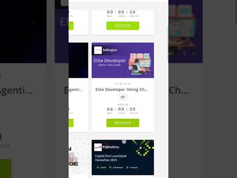 Hackereaerth hiring challenges || Latest job update 2025 #coding #job #shortsvideo