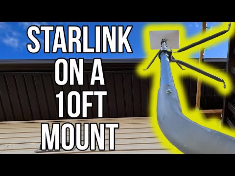 Improve your Starlink line of sight, extending your existing mount.
