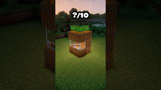 Minecraft Smallest House💡