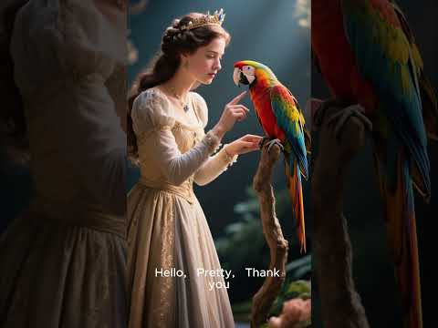 The Parrot Spoke One Word… And Changed the Princess Forever