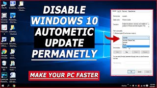 How to disable windows 10 pro update permanently #pc #windowsupdate