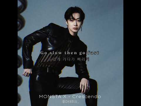 HYUNGWON - CRESCENDO 🔥🖤 #lyrics #monstax #reason #몬스타엑스