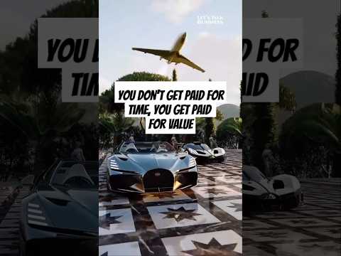 YOU DON'T GET PAID FOR TIME, YOU GET PAID FOR VALUE #motivation #jimrohn #wealthmindset