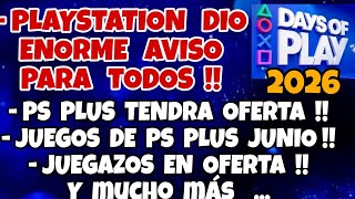 PLAYSTATION MADE A HUGE ANNOUNCEMENT FOR DAYS OF PLAY: GREAT DEALS ON GAMES, PS PLUS, AND FREE CO...