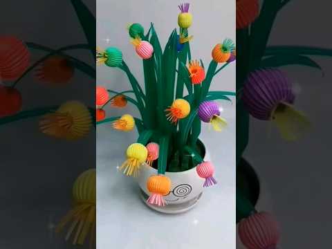 Art and Craft ideas for home decoration #diy #craft #decor #shorts