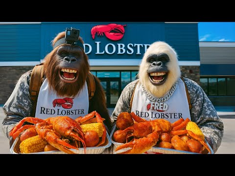 *NEW RED LOBSTER SEAFOOD BOIL with Bigfoot and Yeti