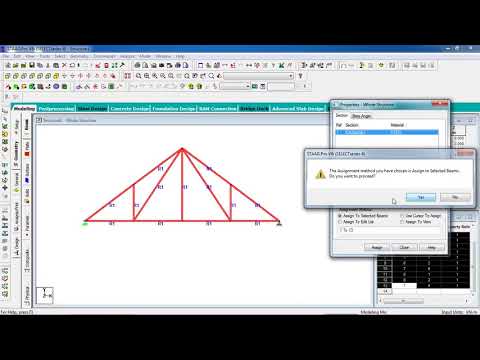 Day 32 STAAD Pro Tutorials   Analysis & Design of Steel Truss Type 1