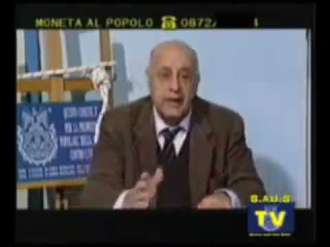 Giacinto Auriti about monetary sovereignty and modern war.  ENG SUB