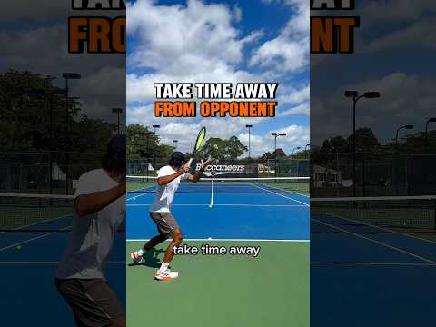 How to use your footwork to take time away from opponents🎾