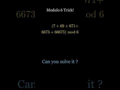 What is (7 + 69 + 671 + 6673 + 66675) mod 6? 🤔