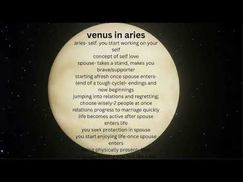 VENUS in 12 Raashi / sign. Your spouse astrology. Predictions for all Raashi