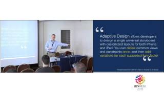 Designing adaptive applications for the iOS platform - Mark Smith