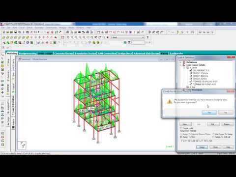 STAAD Pro Tutorials - Design Different Slabs including Staircase of Multistorey Building ( Day 3 )