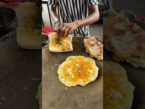 Egg Omelette Pav | Egg Omelette #streetfood #humanstreetfood #shorts #egg