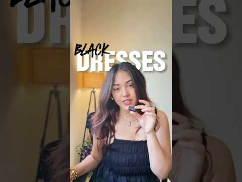 My fav BLACK dress 🖤 | #dresshaul #blackdress #maxidress #haulvideo #pintereststyle #pinterestvibes