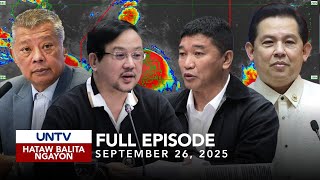 UNTV: Hataw Balita Ngayon | September 26, 2025