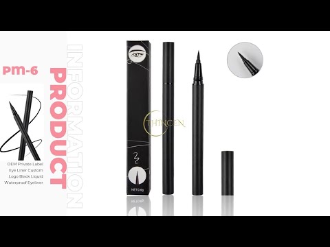 OEM Private Label Eye Liner Custom Logo Black Liquid Waterproof Eyeliner