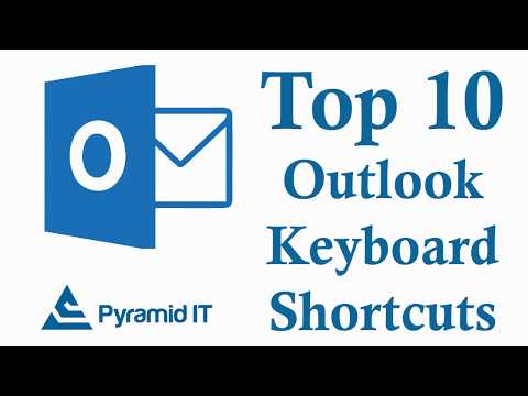 outlook keyboard shortcuts Top 10