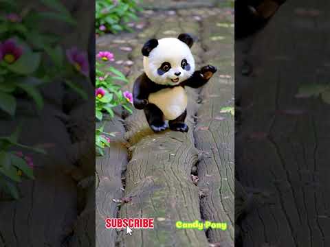Candy pony - Panda panda song. #baby #animation #panda #song