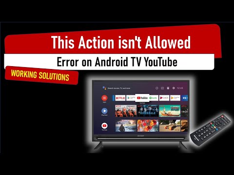 🔥 FIX "This Action Isn't Allowed" Error on Android TV YouTube (2025 WORKING SOLUTIONS)
