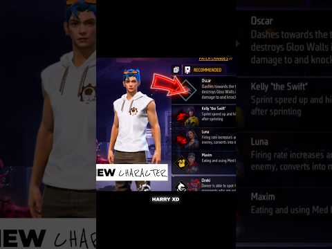 New Oscar character ability DAY 13 🔥|| how to use oscar ability #freefire #ob48update #newcharacter