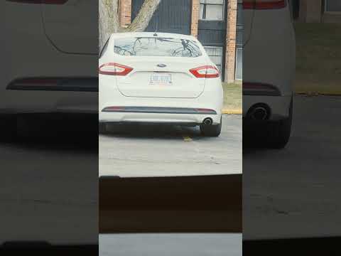Can't even pull into parking spaces, smh!