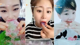 Most Satisfying Ice Eating ASMR Videos | Eat and Drink Compilation #21