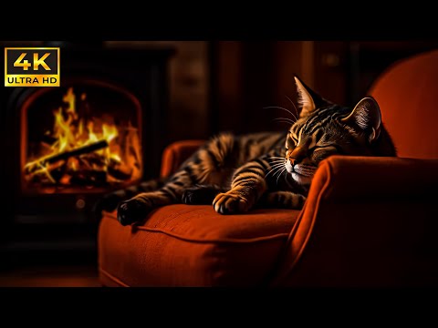 Fireplace 4K for TV | Fireplace with Burning Flames Sounds | Burning Fire Sounds - UHD
