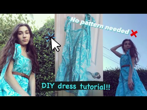 DIY Tiered Dress Tutorial (no pattern required)