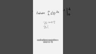 How to solve improper integrals Calculus Tutorial