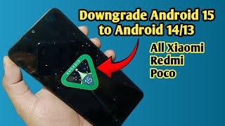 Cara Downgrade Android 15 Ke 14 Xiaomi