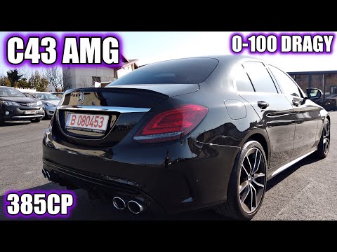 MERCEDES C43 AMG 385HP 4MATIC 0-100 DRAGY