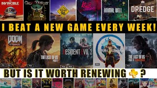 A Year's Worth Of Gaming On PS Plus Extra - Was It Worth The Price?