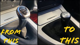 E90/ E92 M Performance Shift knob and Boot Upgrade