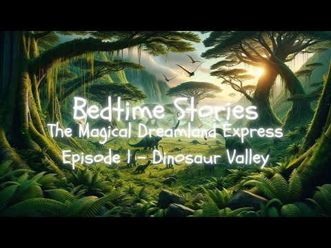 Bedtime Audio Stories | The Magical Dreamland Express - Dinosaur Valley | Best Kids Sleep Stories