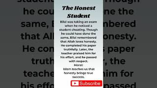 The honest student | short story |  #PathToPeace #StoryOfFaith