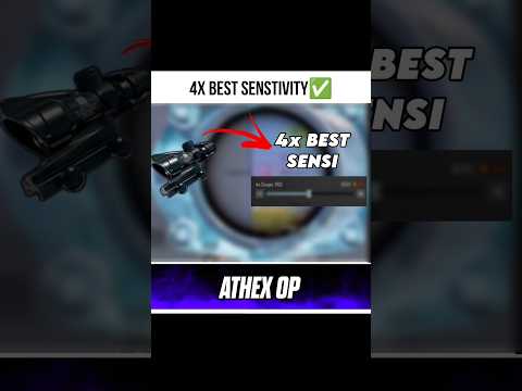 4x Best Senstivity For Burst l 4x Senstivity Bgmi Andriod Player ll Pubg😟/BGMI.