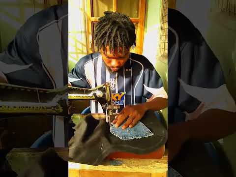 Rework denim trousers