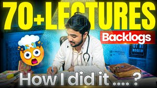 Complete all Your *BACKLOGS* in Just 1 Month🤯| Most Practical Strategy to Cover Your BACKLOGS🤫